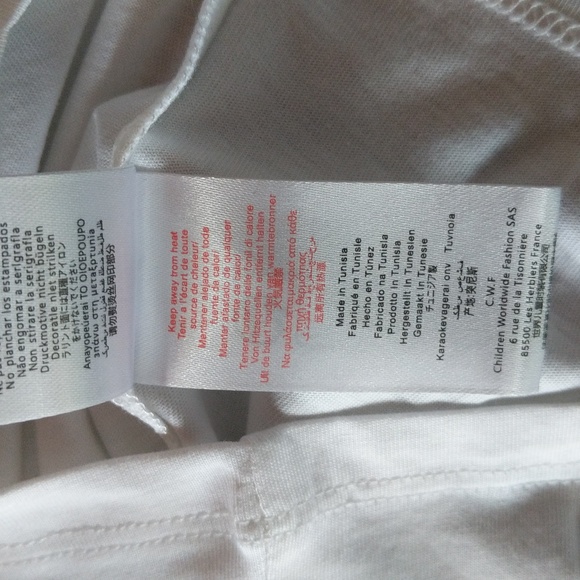 NWT Kenzo Girl T-shirt With Logo Print White - Picture 7 of 15